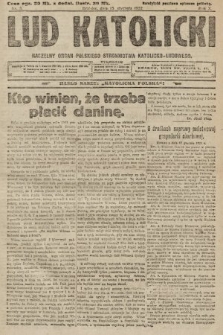 Lud Katolicki : naczelny organ Polskiego Stronnictwa Katolicko-Ludowego. 1922, nr 3