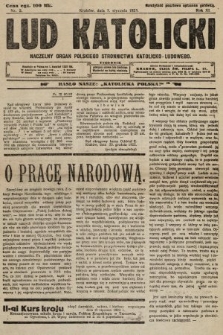 Lud Katolicki : naczelny organ Polskiego Stronnictwa Katolicko-Ludowego. 1923, nr 2