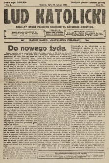 Lud Katolicki : naczelny organ Polskiego Stronnictwa Katolicko-Ludowego. 1923, nr 6