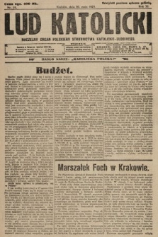 Lud Katolicki : naczelny organ Polskiego Stronnictwa Katolicko-Ludowego. 1923, nr 19