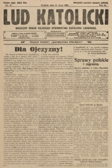 Lud Katolicki : naczelny organ Polskiego Stronnictwa Katolicko-Ludowego. 1923, nr 27