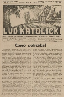 Lud Katolicki : organ Polskiego Stronnictwa Katolicko-Ludowego. 1923, nr 41