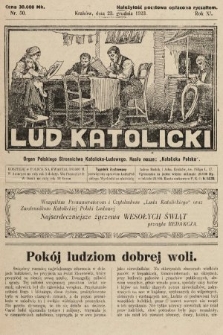 Lud Katolicki : organ Polskiego Stronnictwa Katolicko-Ludowego. 1923, nr 50