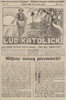 Lud Katolicki : organ Polskiego Stronnictwa Katolicko-Ludowego. 1926, nr 17