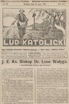 Lud Katolicki : organ Polskiego Stronnictwa Katolicko-Ludowego. 1926, nr 20