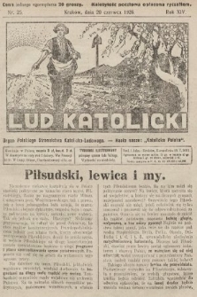 Lud Katolicki : organ Polskiego Stronnictwa Katolicko-Ludowego. 1926, nr 25