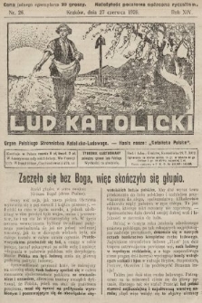 Lud Katolicki : organ Polskiego Stronnictwa Katolicko-Ludowego. 1926, nr 26