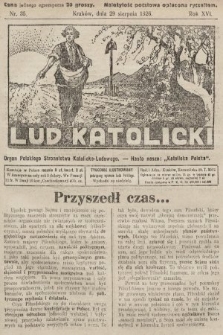 Lud Katolicki : organ Polskiego Stronnictwa Katolicko-Ludowego. 1926, nr 35