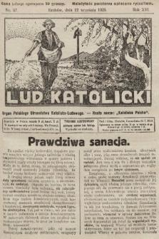 Lud Katolicki : organ Polskiego Stronnictwa Katolicko-Ludowego. 1926, nr 37