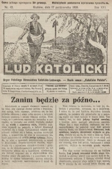Lud Katolicki : organ Polskiego Stronnictwa Katolicko-Ludowego. 1926, nr 42