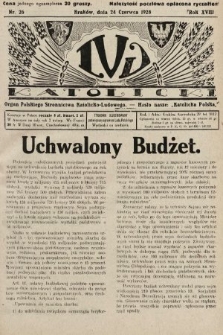 Lud Katolicki : organ Polskiego Stronnictwa Katolicko-Ludowego. 1928, nr 26
