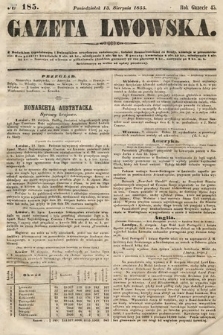 Gazeta Lwowska. 1855, nr 185