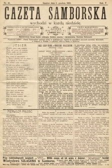 Gazeta Samborska. 1905, nr 49