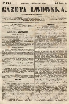 Gazeta Lwowska. 1855, nr 224
