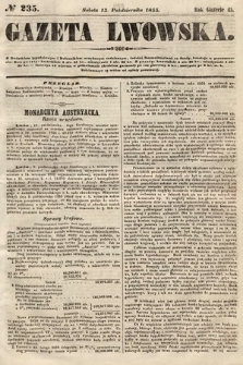 Gazeta Lwowska. 1855, nr 235