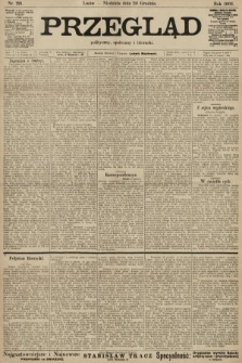 Przegląd polityczny, społeczny i literacki. 1903, nr 291