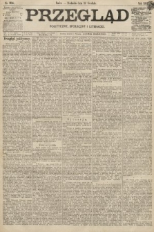 Przegląd polityczny, społeczny i literacki. 1897, nr 284