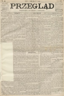 Przegląd polityczny, społeczny i literacki. 1893, nr 43