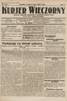 Kurjer Wieczorny : poświęcony sprawom ekonomicznym, giełdowym i politycznym. 1924, nr 147