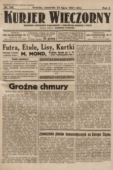 Kurjer Wieczorny : poświęcony sprawom ekonomicznym, giełdowym i politycznym. 1924, nr 166