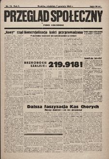 Przegląd Społeczny. 1930, nr 15