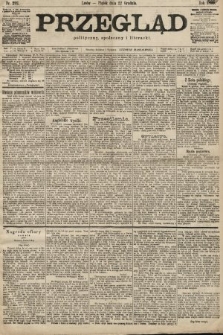 Przegląd polityczny, społeczny i literacki. 1899, nr 292