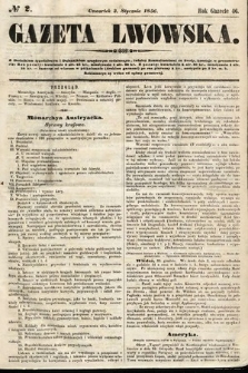 Gazeta Lwowska. 1856, nr 2
