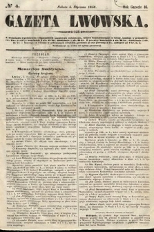 Gazeta Lwowska. 1856, nr 4