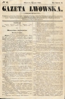 Gazeta Lwowska. 1856, nr 6