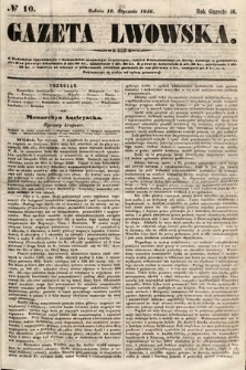Gazeta Lwowska. 1856, nr 10
