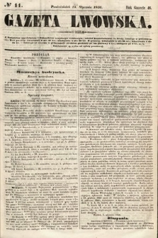 Gazeta Lwowska. 1856, nr 11