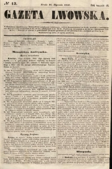 Gazeta Lwowska. 1856, nr 13
