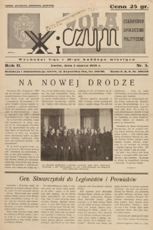 Wola i Czyn : czasopismo społeczno-polityczne. 1938, nr 5