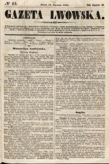 Gazeta Lwowska. 1856, nr 15