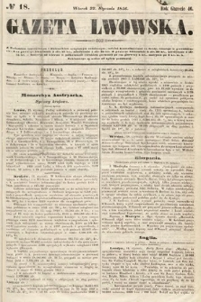 Gazeta Lwowska. 1856, nr 18