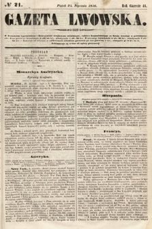 Gazeta Lwowska. 1856, nr 21