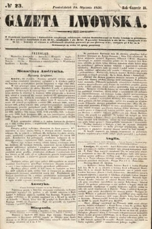 Gazeta Lwowska. 1856, nr 23
