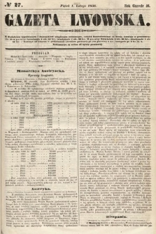 Gazeta Lwowska. 1856, nr 27