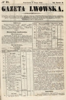 Gazeta Lwowska. 1856, nr 28