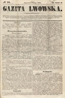 Gazeta Lwowska. 1856, nr 31