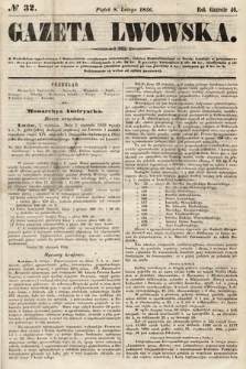 Gazeta Lwowska. 1856, nr 32