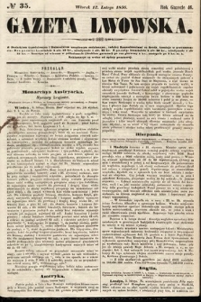 Gazeta Lwowska. 1856, nr 35