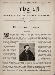 Tydzień : dodatek literacko-naukowy „Kurjera Lwowskiego”. 1902, nr 51