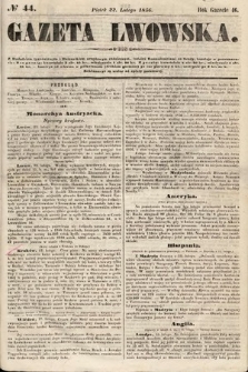 Gazeta Lwowska. 1856, nr 44