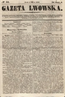 Gazeta Lwowska. 1856, nr 54