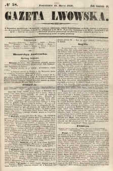 Gazeta Lwowska. 1856, nr 58