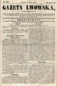 Gazeta Lwowska. 1856, nr 61