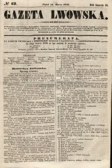 Gazeta Lwowska. 1856, nr 62