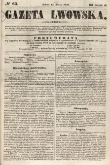 Gazeta Lwowska. 1856, nr 63
