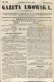 Gazeta Lwowska. 1856, nr 64